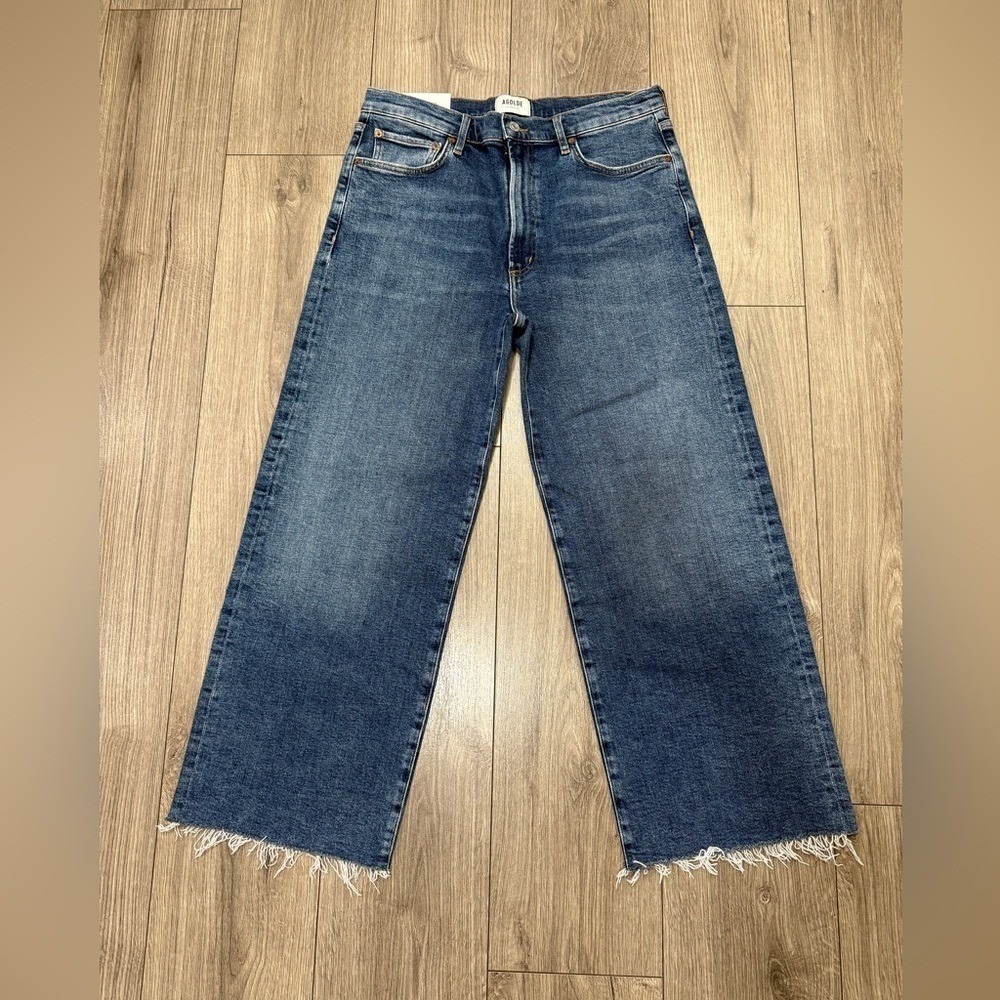 NEW AGOLDE harper crop straight leg jean‎ in motion Sz 30